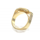 Goldring mit Diamanten